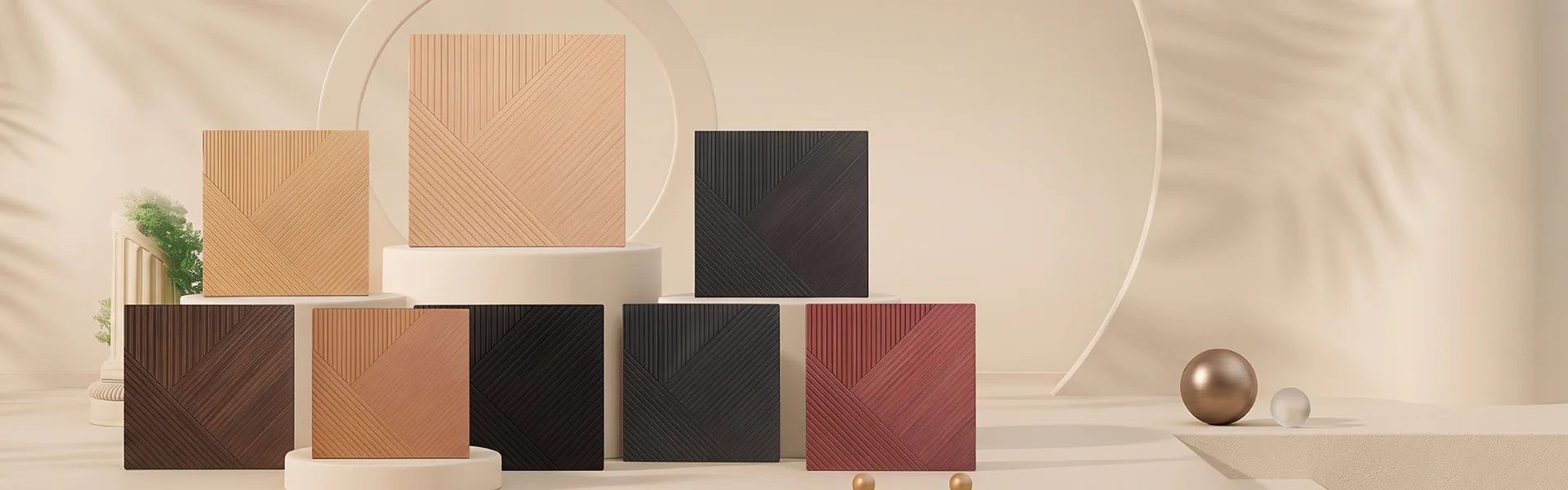 Tấm hấp thụ âm thanh in UV chất nền polyester