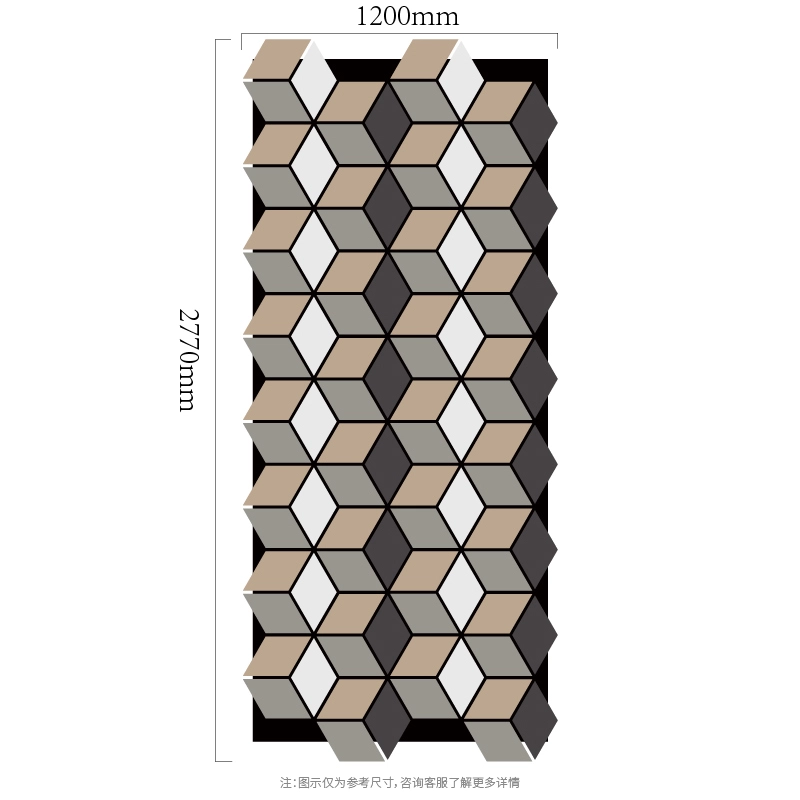 Bảng điều khiển tường cách âm MDF-on-PET dạng khối lập phương 3D Bảng điều khiển tường cách âm MDF-on-PET dạng khối lập phương 3D