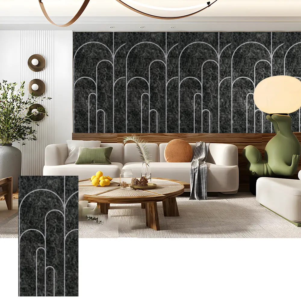 Tấm ốp tường cách âm 3D PET cho nội thất trang trí
