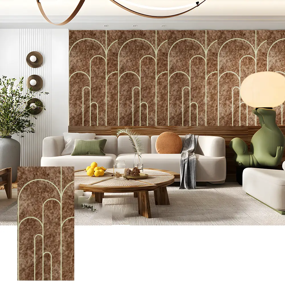 Tấm ốp tường cách âm 3D PET cho nội thất trang trí Tấm ốp tường cách âm 3D PET cho nội thất trang trí