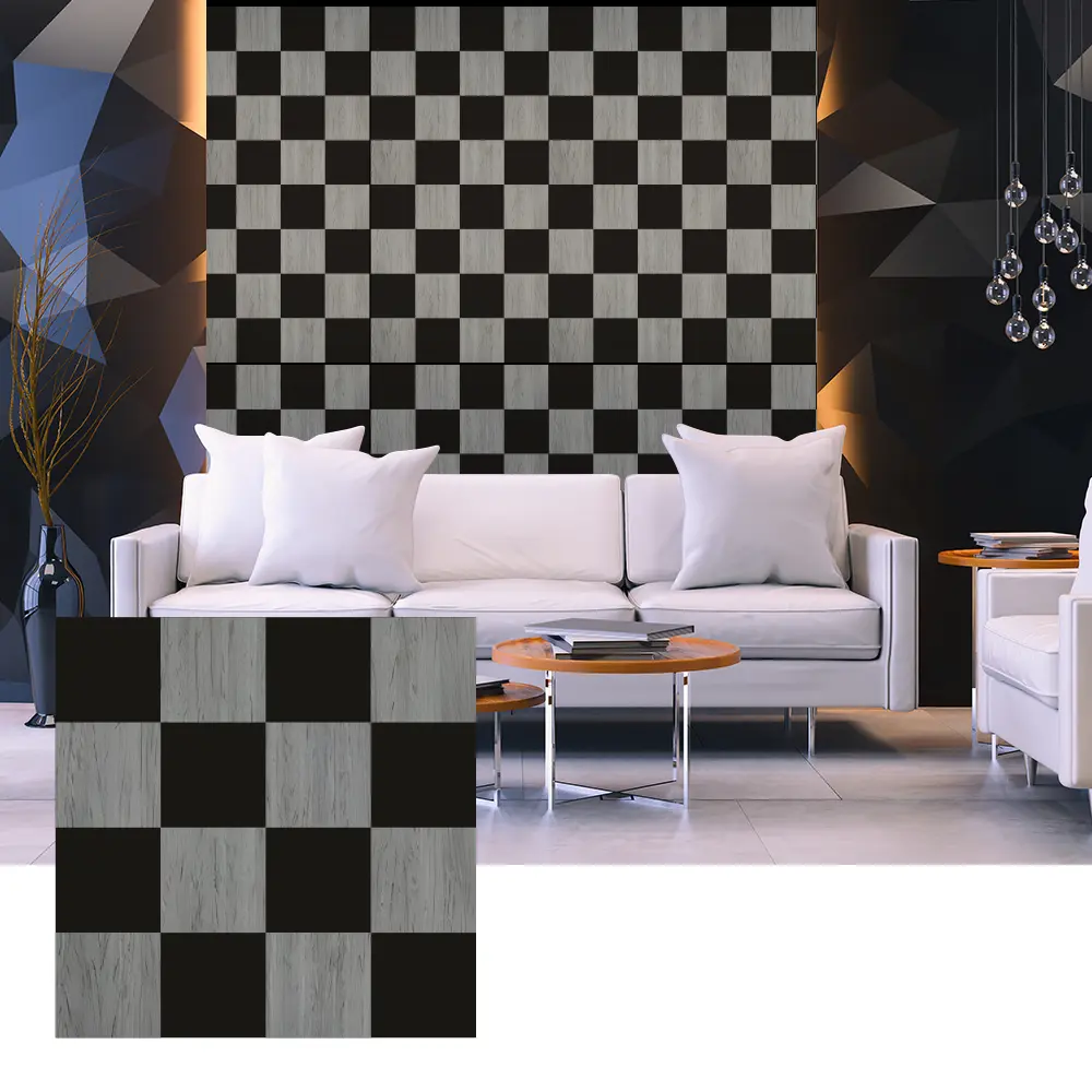 Tấm tiêu âm Veneer gỗ 3D cho thiết kế tường nội thất