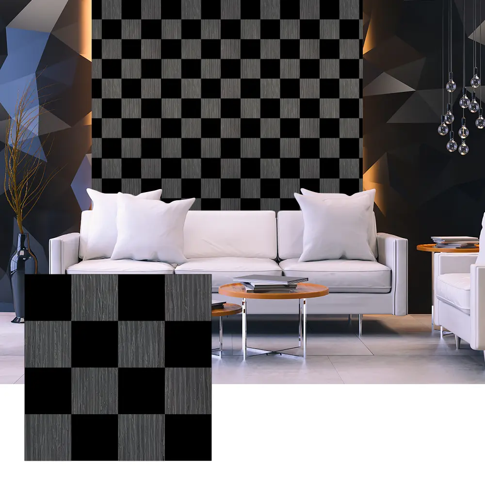 Tấm tiêu âm Veneer gỗ 3D cho thiết kế tường nội thất