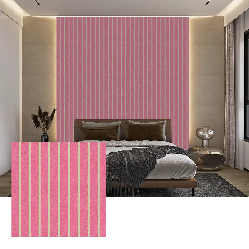 Tấm cách âm PET màu để trang trí tường nội thất