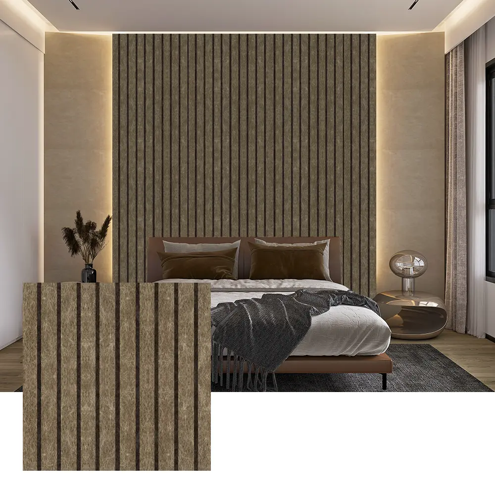 Tấm cách âm PET màu để trang trí tường nội thất