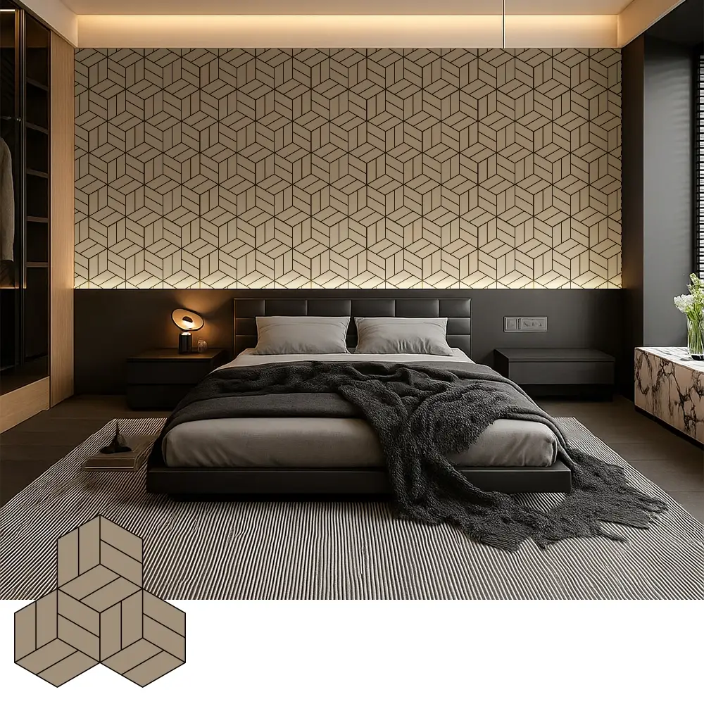 Tấm Veneer Gỗ Acoustic Trang trí cho Nội thất Hiện đại