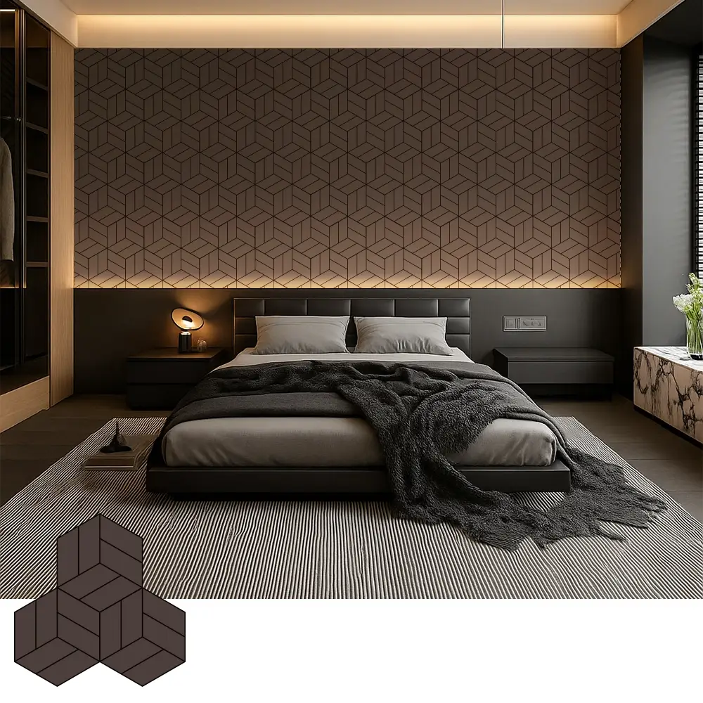 Tấm Veneer Gỗ Acoustic Trang trí cho Nội thất Hiện đại