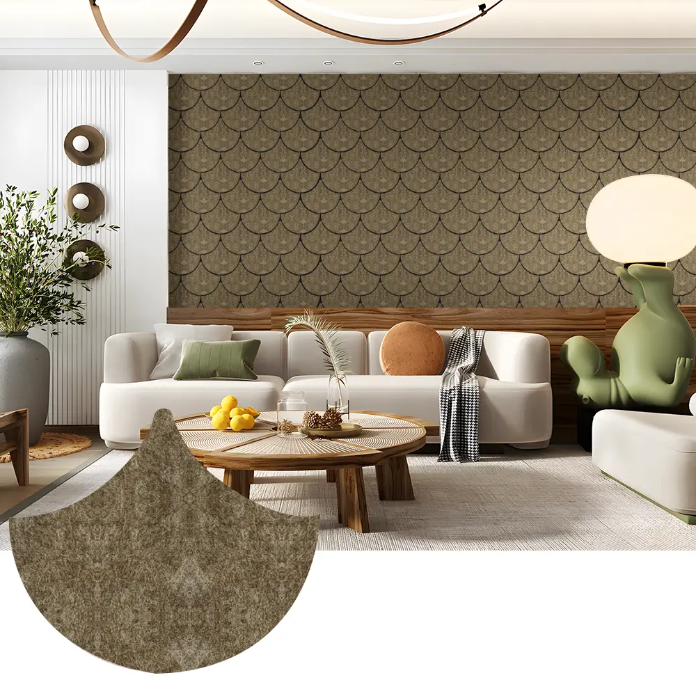 Tấm cách âm PET trang trí cho không gian tường đầy phong cách