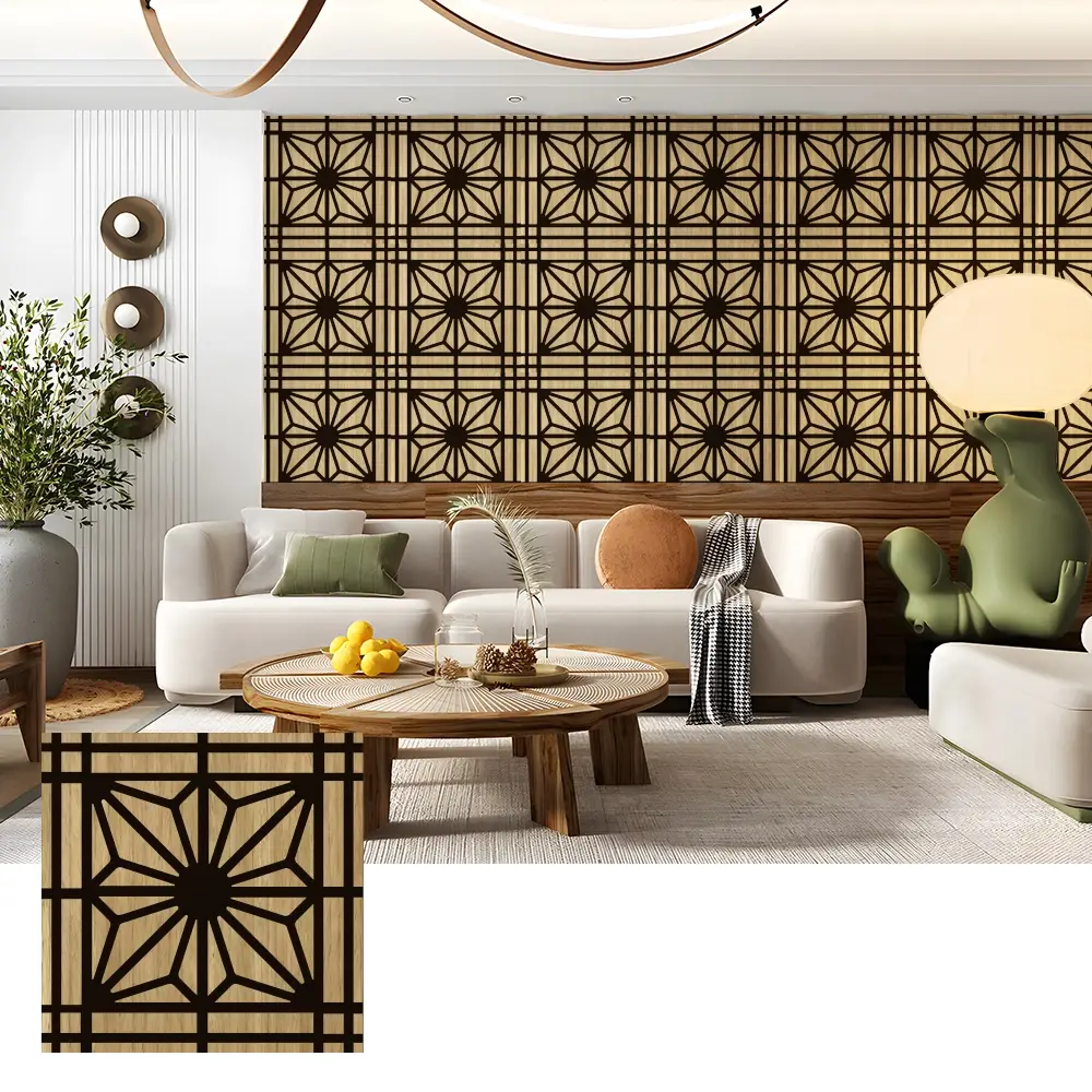 Tấm tiêu âm Veneer gỗ tự nhiên cho tường rạp chiếu phim