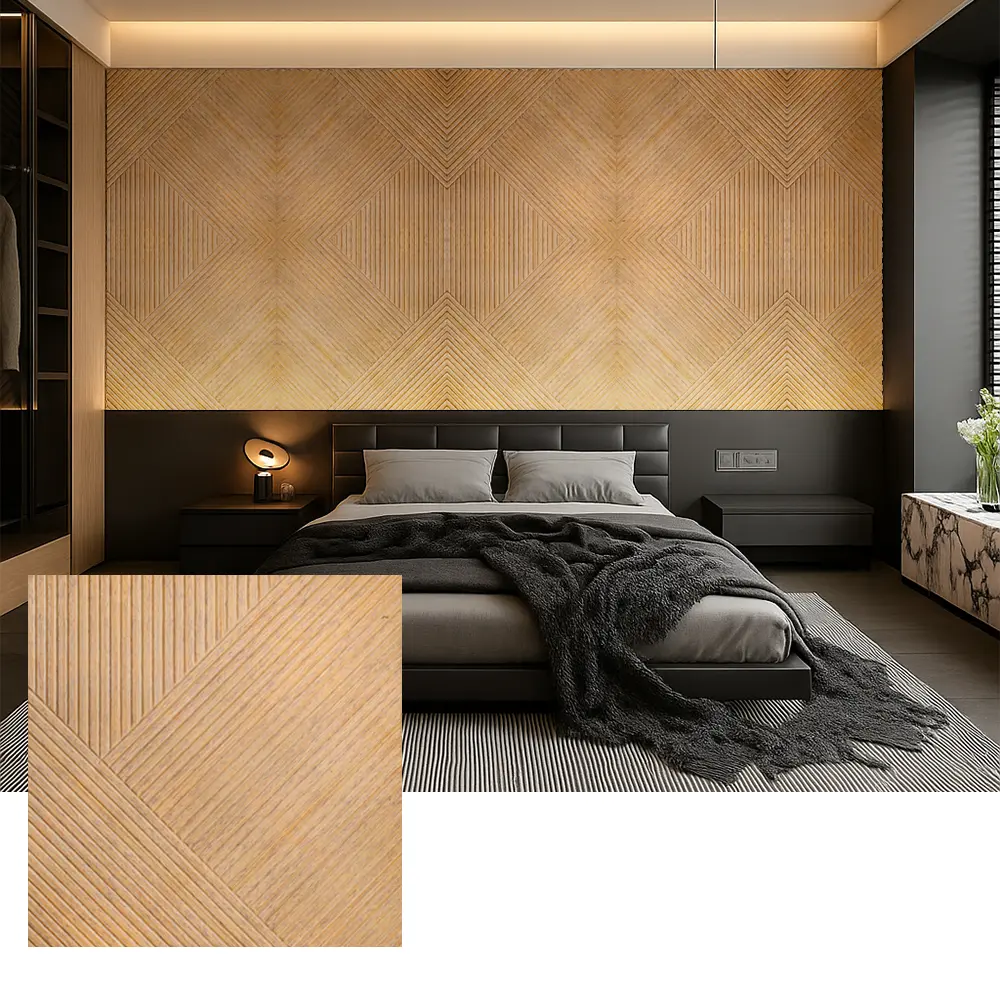 Tấm tường cách âm PET để hấp thụ âm thanh trong nhà