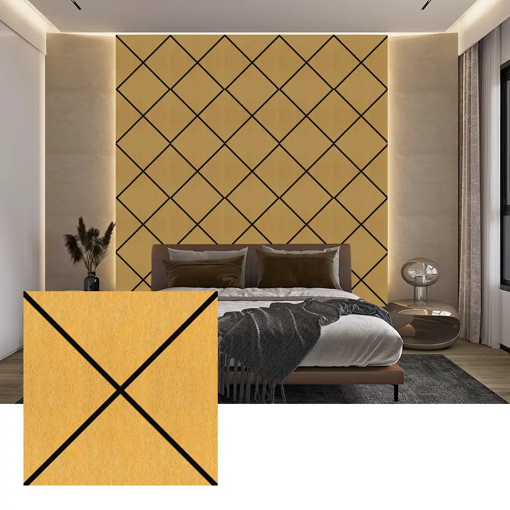 Tấm cách âm nỉ PET tái chế dùng trong nội thất