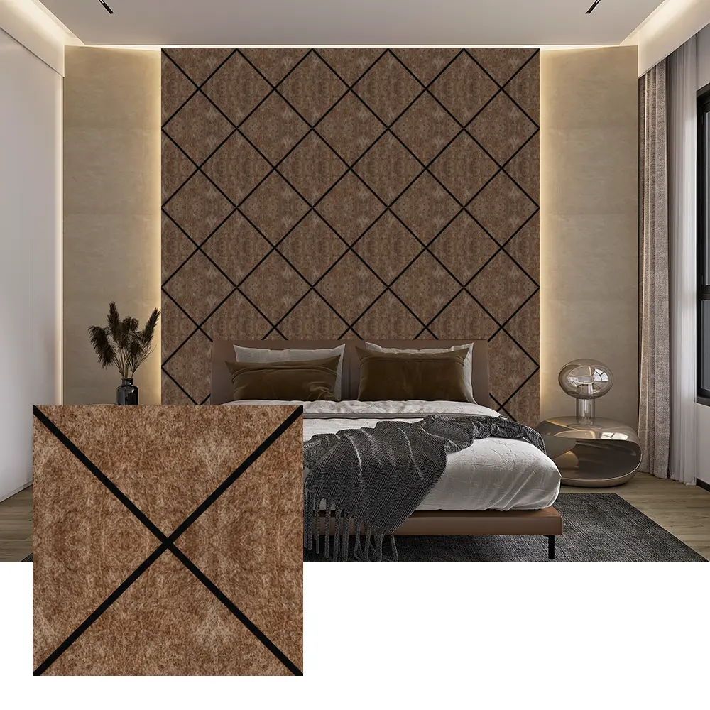 Tấm cách âm nỉ PET tái chế dùng trong nội thất