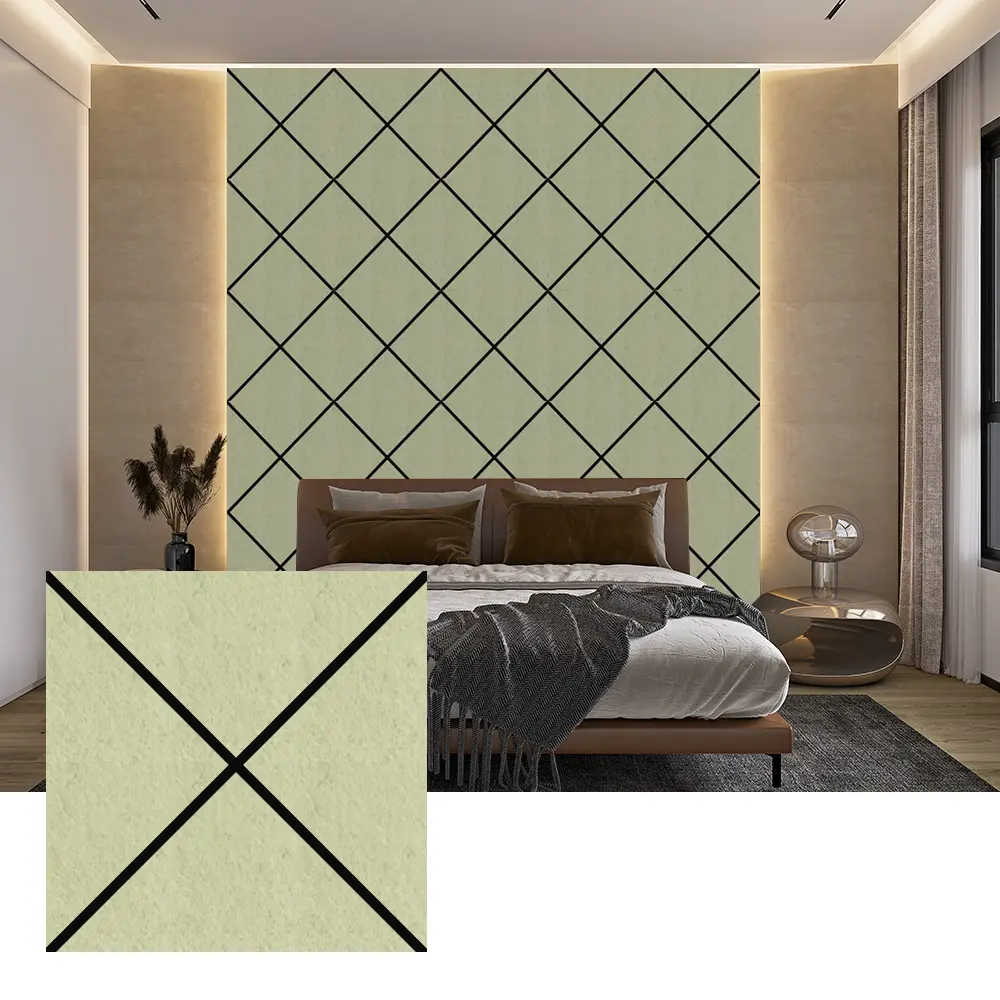 Tấm cách âm nỉ PET tái chế dùng trong nội thất