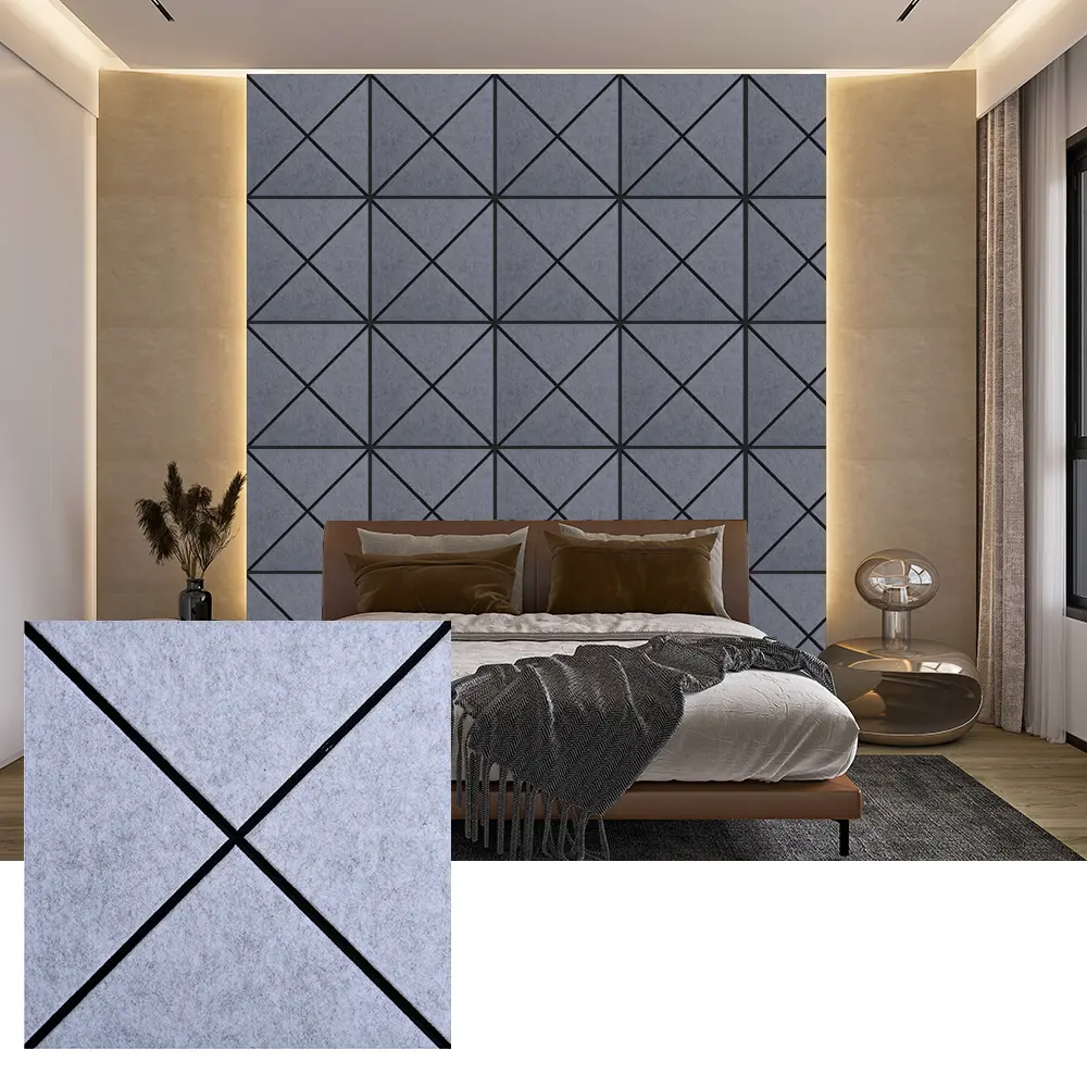 Tấm cách âm nỉ PET tái chế dùng trong nội thất