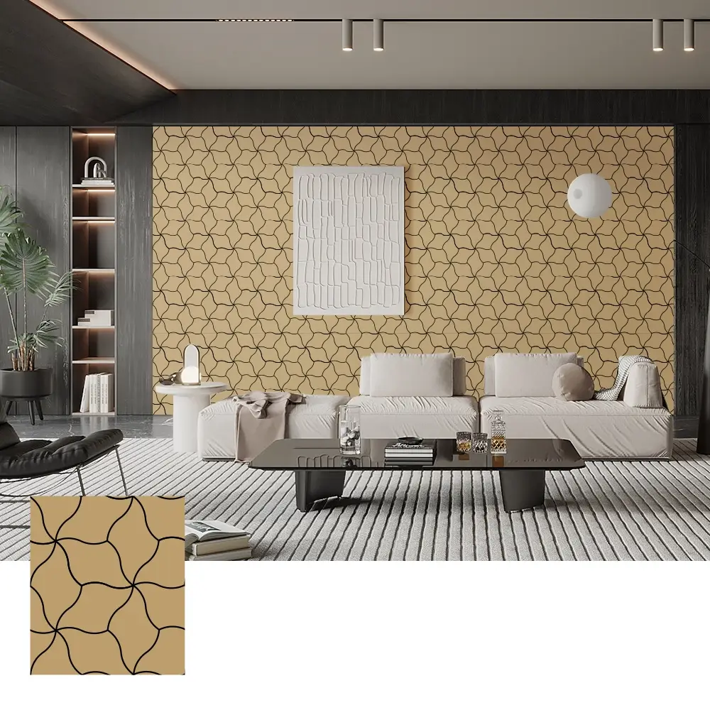 Tấm tiêu âm bằng gỗ Veneer hấp thụ âm thanh cho tường